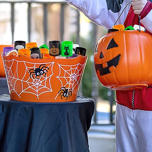 AMOR PRESENT Halloween Coil Springs for Kids, 40PCS Magic Spring Toys Halloween Toys Bulk for Halloween Party Goodie Bag Stuffers Party Favors Treat Bag Gifts