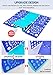 BoxLegend Version 3 Shirt Folding Board t Shirts Clothes Folder Durable Plastic Laundry folders Folding Boards Helper Tool for Adults and Children (Blue & Turquoise)