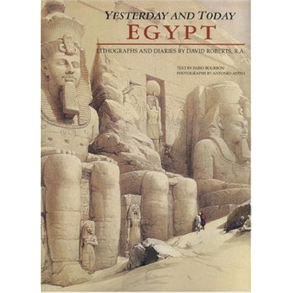 洋書 Egypt Yesterday and Today: Lithographs a Egypt - Yesterday and Today: Lithographs and Diaries by David