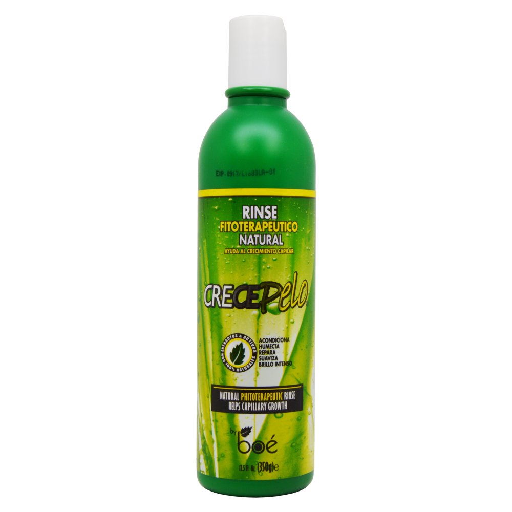 Crece Pelo Rinse Fitoterapeutico Natural (Natural Phitoterapeutic Rinse) 12oz