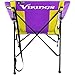 NFL Portable Folding Tailgate Chair with Cup Holder and Carrying Case