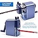 Manual Pencil Sharpeners, VOOPII 2 in 1 Hand Crank Pencil Sharpener Heavy Duty for School Classroom, Office, Home(Blue)