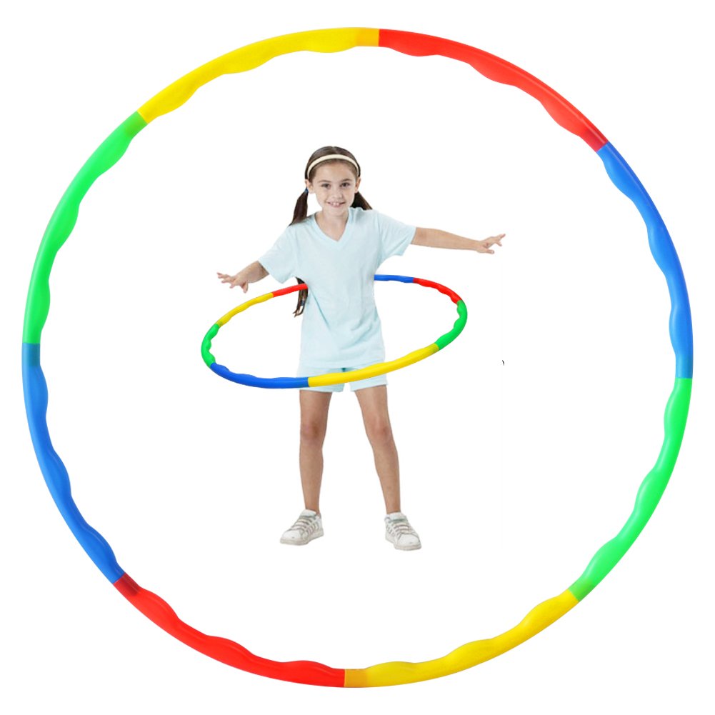 Akokie Hula Hoop Kids, Hoop Kit Game, Outdoor Toys Garden Ring Dia 75 CM Play for Girls Boys 3 4 5 6 Years Old
