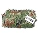 LOOGU Custom Woodland Camo Netting Camping Military Hunting Camouflage Net (150D Polyester, 5x6.5ft)