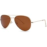 Pro Acme Aviator Sunglasses for Men Women Classic Polarized UV400 Protection