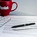 Pentel EnerGel Style Gel Pen, (0.7mm) Medium Line, Silver barrel - BL2007ZABX