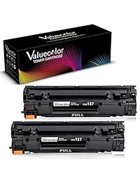 valuecolor cartucho de tóner de repuesto compatibles para Canon 137 (9435b001aa) (Negro, 2-pack), Paquete con 2