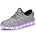 Joansam 7 Colors LED Luminous Unisex Sneakers Men & Women USB Charging Light Colorful Glowing Leisure Flashing Shoes Sprot Shoes JSSG07-39