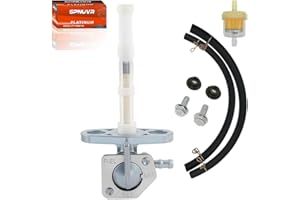 SPNUVR Motorcycle Fuel Petcock Gas Oil Fuel Filter Fit for Honda CRF 50 70 80 100 150 230F XR 200 250 350 400 500 600 650R Fuel Valve Tank Switch 16950-GEL-701 16950-GCF-671