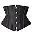 Camellias Women Petite Steel Boned Waist Trainer Corset Short Torso Mesh Body Shaper