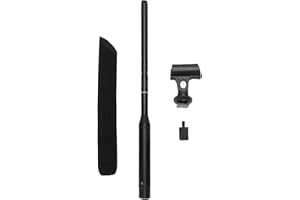 Wisoqu Hanging Microphone, Super Cardioid, High Sensitivity, Noise Reduction, 60-18KHz, Capacitive Tube, XLR-3-12C Output, fo