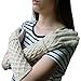 Cozy Design Women's Woolen and Cony Hair Knitted Long Gloves