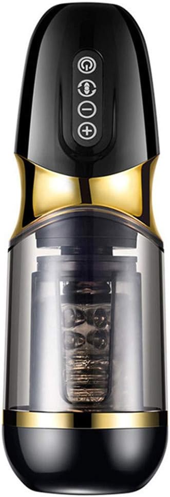 Intelligent Men Automatic Telescopic & Rotating Toys Cup, Pocket Women Pussy & Lip & Anùl 3-in-1 Ultimate Happiness Experience Black