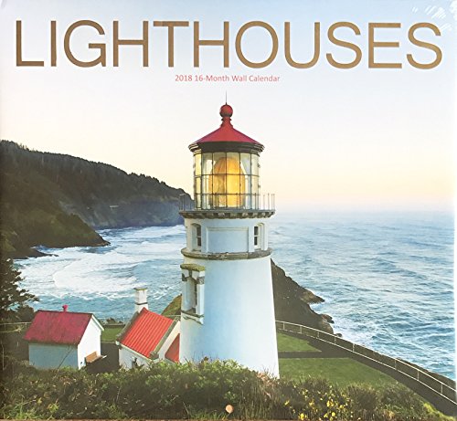 Lighthouses 2018 Wall Calendar 16 Months