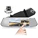 TOGUARD Backup Camera 7" Mirror Dash Cam Touch Screen 1080P Rearview Front and Rear Dual Lens with Waterproof Reversing Camera primary