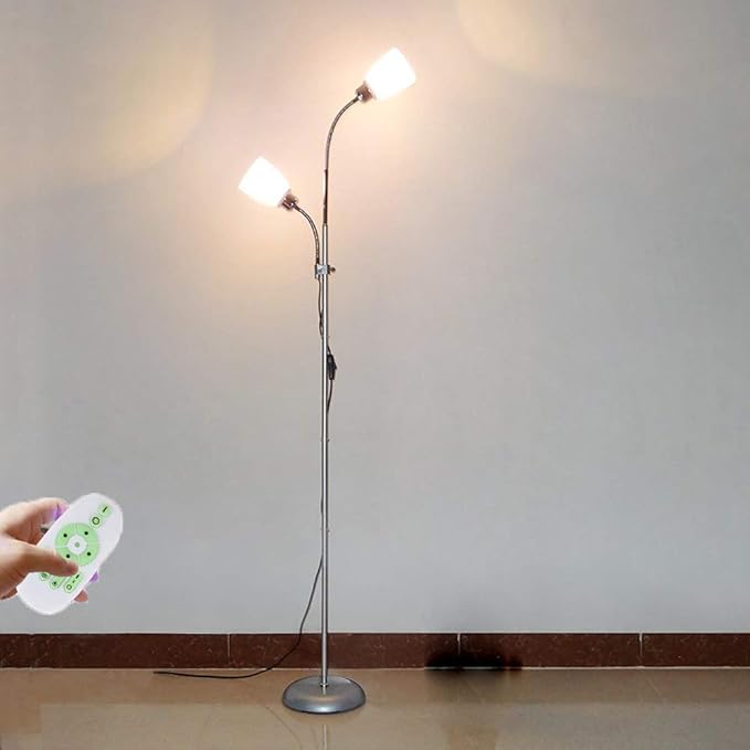 Father and Child Floor Lamp with Dimmer and Remote Control E27 for