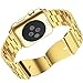 Valuebuybuy Stainless Steel Metal Clasp Buckle Wrist Strap for Apple Watch - Gold/42mm
