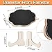 Famistar Mini Thicker Chalkboards Signs,10 PCS Sidewalk Chalk Blackboard Wood Small Message Board Place Cards for Weddings,Parties,Table Numbers,Food Signs,Special Event Decoration with Easel Stand
