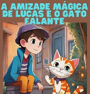 Livro A amizade magica de Lucas e o gato falante