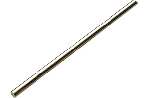 longcheer Brass rods Brass Round Bar Stock one Pieces 12 mm (0.48 inch) Diameter Lathe Bar Stock Kit Round Brass Stock Solid Brass 300 mm Length Knife Pins Knife Handles, Brass Pins Hardware DIY