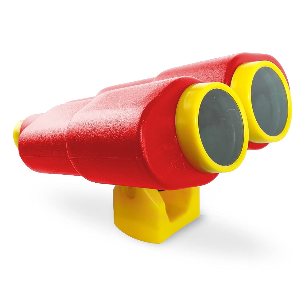 Kids Big Red XL Toy Binoculars for Climbing Frame, Tree House & Play House