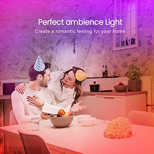 GUPUP 100 FT LED Strip, Rope Lights,Bluetooth APP Control,Color