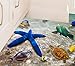 Anshinto 3D Beach Floor/Wall Sticker Removable Mural Decals Modern Vinyl Art Living Room Decors (A)