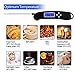 KOOZON Meat Thermometer Instant Read Digital Candy Sugar Food Probe Thermometer for BBQ Grills Baking -Farhenheit & Celsius for Professional & Home Use