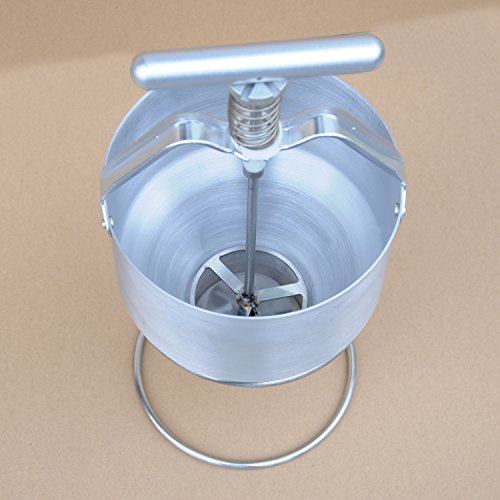 Wotefusi Manual Donut Depositor Doughnut Maker Dropper Plunger Dough Batter Dispenser Hopper with Stand for Home