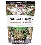 Clean, Organic Superfood Energy Drink (30 Serv.) - Boost Women's Men's Health - Mocha-Mint Medium Roast MACA POWDER
