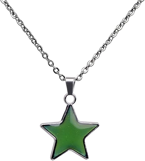 Amazon Co Jp Kloware プレシャスペンタアンメネックレスリングカラーチェンジムード温度 1 ホビー