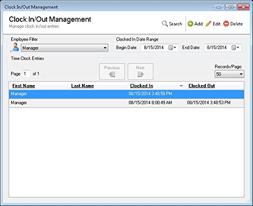 Employee Time Clock Software, Time Attendance Tracker, Secure Punch Clock In & Out, No Monthly Fees, Free Support & Updates, Unlimited User Profiles, Download & CD - TimeDrop by LotHill