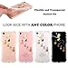 JAHOLAN iPhone 7 Case, iPhone 8 Case Amusing Whimsical Design Clear Bumper TPU Soft Case Rubber Silicone Cover for iPhone 7 iPhone 8 - Cat Watering Flowers