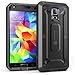 Galaxy S5 Case, SUPCASE [Heavy Duty] Samsung Galaxy S5 Case [Unicorn Beetle PRO Series] Full-body Rugged Case with Built-in Screen Protector (Black/Black), Dual Layer Design + Impact Resistant Bumper