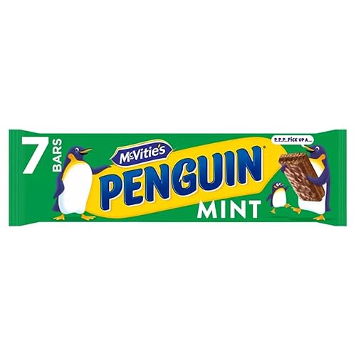 McVitie's Penguin Mint Biscuit Bar 7 x 24.6g, 172g