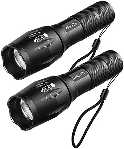 UMITOM Tactical Flashlight- Water Resistant Tactical Flashlight- Led Powerful Flashligt-Focus Mode Adjustment-5 Flash Levels-Perfect for Outdoor Activities- Sturdy and Resistant-For Though Conditions
