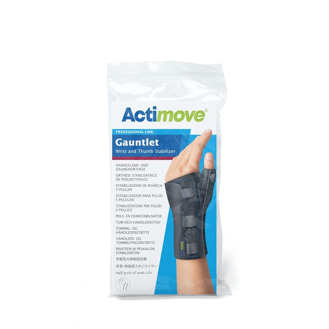 Actimove Gauntlet Wrist and Thumb Stabiliser,,Extra Large (20-23cm)-72859-93
