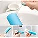 Xcellent Global Pet Hair Remover Roller Reusable Sticky Picker Set 4 Pieces Washable Portable Cleaner Lint Roller, Blue HG162