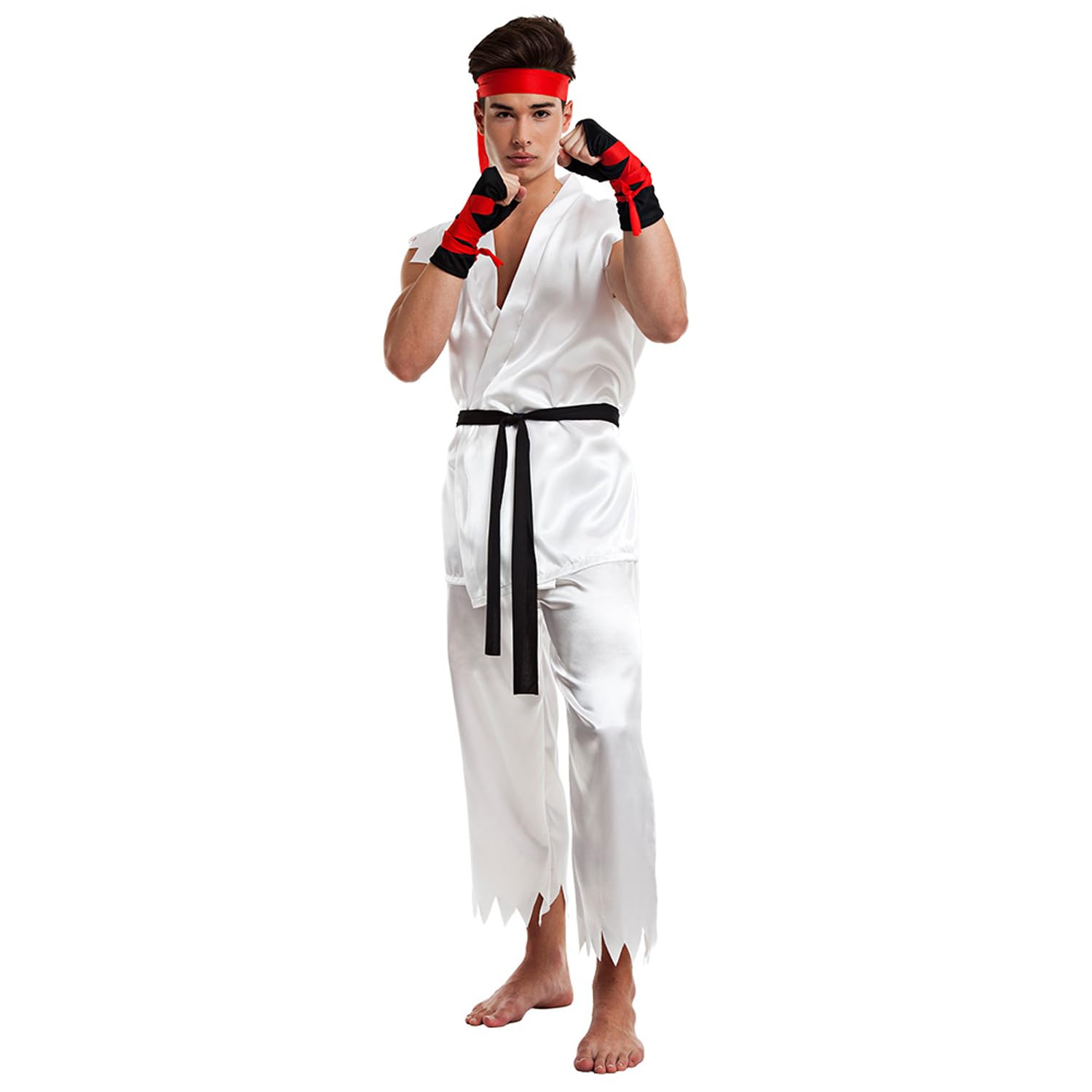 Boland Men's 8 Piece Fighter Costume Carnival Theme Party Ninja Costume