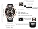 KASHIDUN.Men's Sport Watch Casual Quartz Military Multifunction 24Hous Time Simple Calendar-Black.929-JHP