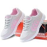 Fashion Brand Best Show Women's Mesh Breathable Light Weight Running Shoes (8 B(M) US, Pink)