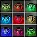 Solar Mosaic Table Lamps Color Changing Yurnero Solar Powered Table Light Crystal Glass Ball Light Indoor/Outdoor Decorations for Christmas Party Holiday Patio Yard(Firework)