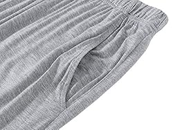 MoFiz Mens Pajama Set Modal Sleepwear Nightwear