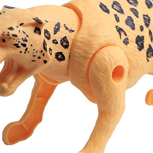 JDgoods Transform Simulation Leopard Toy Model Deformed Leopard Egg Collection Gift (Yellow) - Thumbnail 7