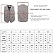 LUSI MADAM Men's Poplin Outdoors Travel Sports Multi-Pockets Work Fishing Vest 2X-Large Coffee