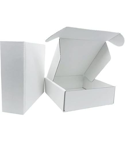 50 Scatole Di Cartone Ondulate Bianche Per Spedizioni - Foto 7