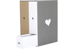 Magula Baby Keepsake Box with 8 Drawers,Labels, Folders, Photo Folders.Baby Keepsake Organizer Box Can Easily Store Good Times About Your Baby and Used as Mother’s Day, New Baby and Maternity Gifting