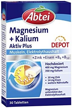 Abbey Magnesium Potassium Depot, 30 Tablets (Pack of 6)