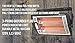 Comfort Zone Ceiling Mount Quartz Heater 1 Size Black