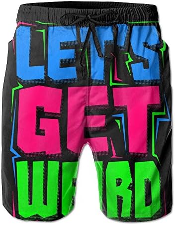 YEYUNSHORT Let's Get Weird - Men's Shorts Casual Shorts